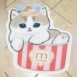 Miniso x Mofusand Ice Cream Cat Floor Mat